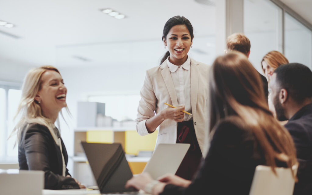 Business people working in the office